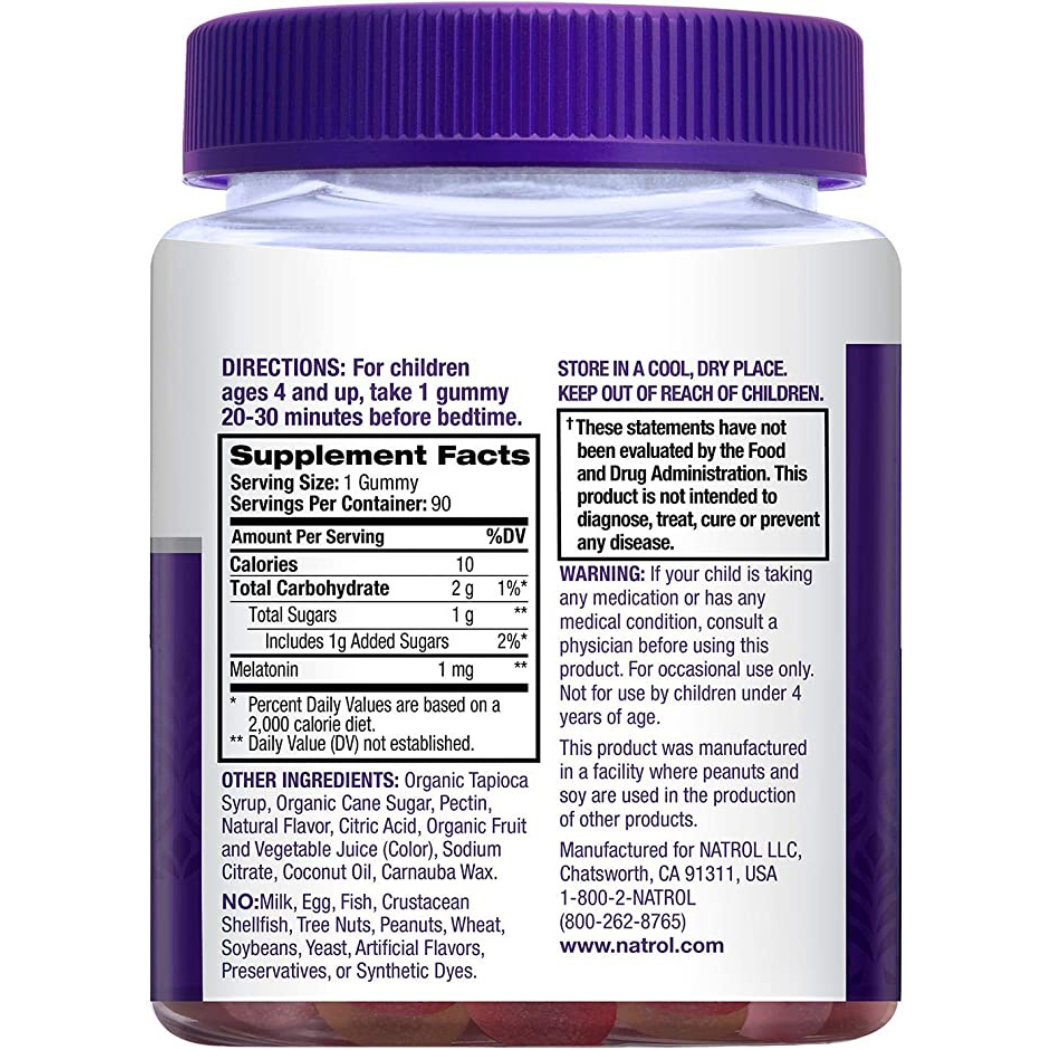 Natrol Kids Melatonin Gummies 90 count