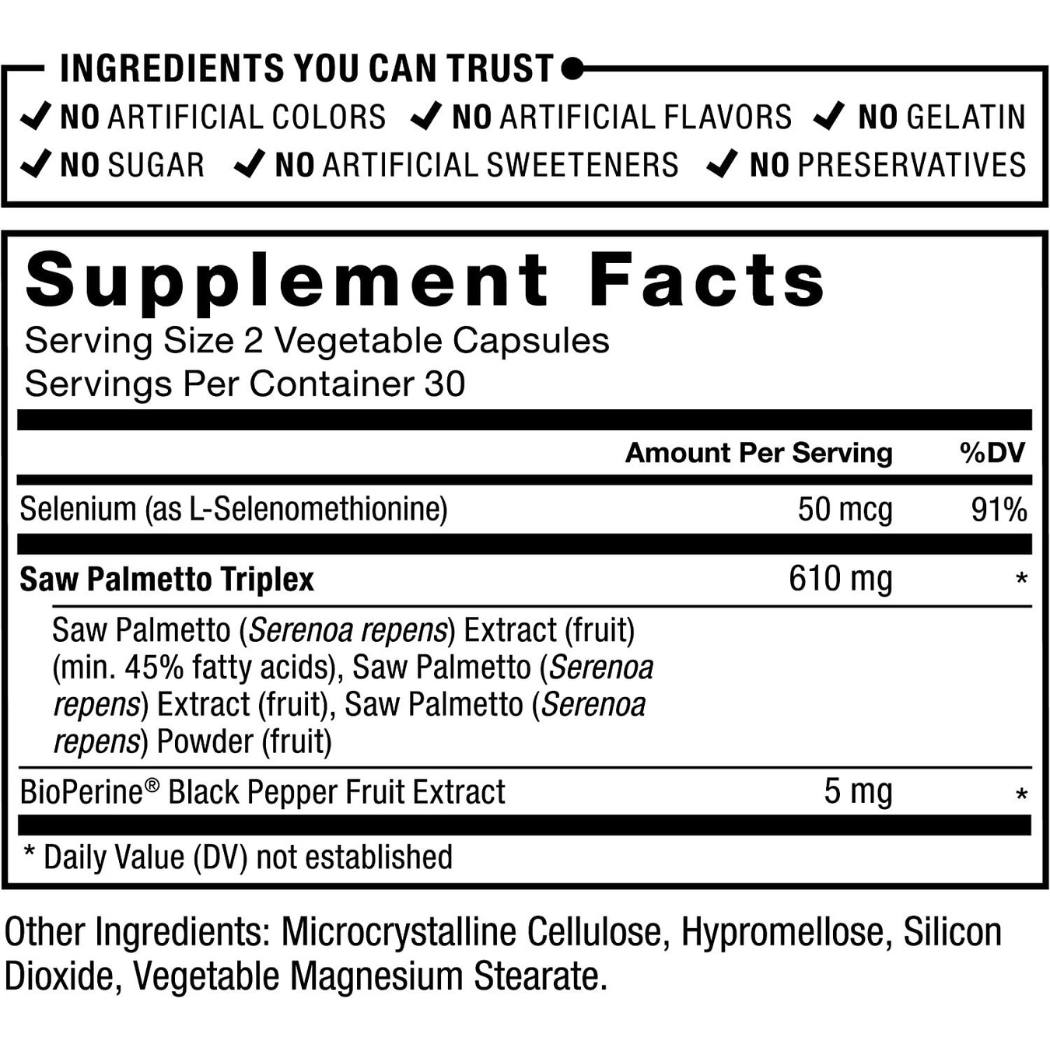 Force Factor Saw Palmetto 60 ct