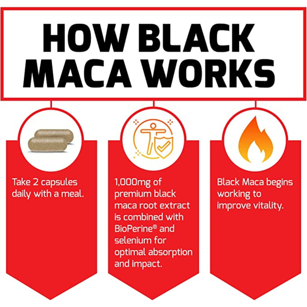 Force Factor Black Maca 60 capsules