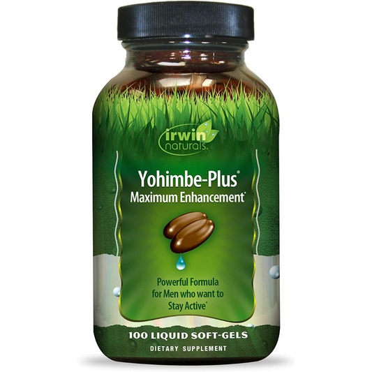 Irwin Naturals Advanced Yohimbe Plus Dietary Supplement 100 Liquid Gel Caps for men