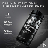 MuscleTech|| Platinum Multivitamin || Vitamin C Immune Support